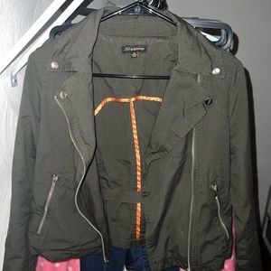 Women’s Cropped Biker Jacket